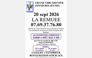 Vide Grenier la Remuée