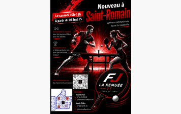 NOUVEAU : entraînement dirigé jeunes à St Romain